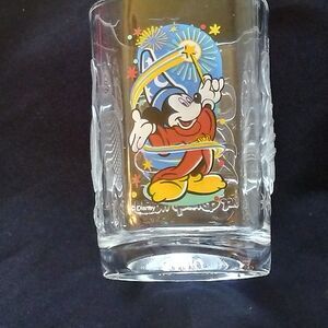 Walt Disney World Mcdonalds 2000 Celebration Glass Epcot Sorcerer Mickey Mouse
